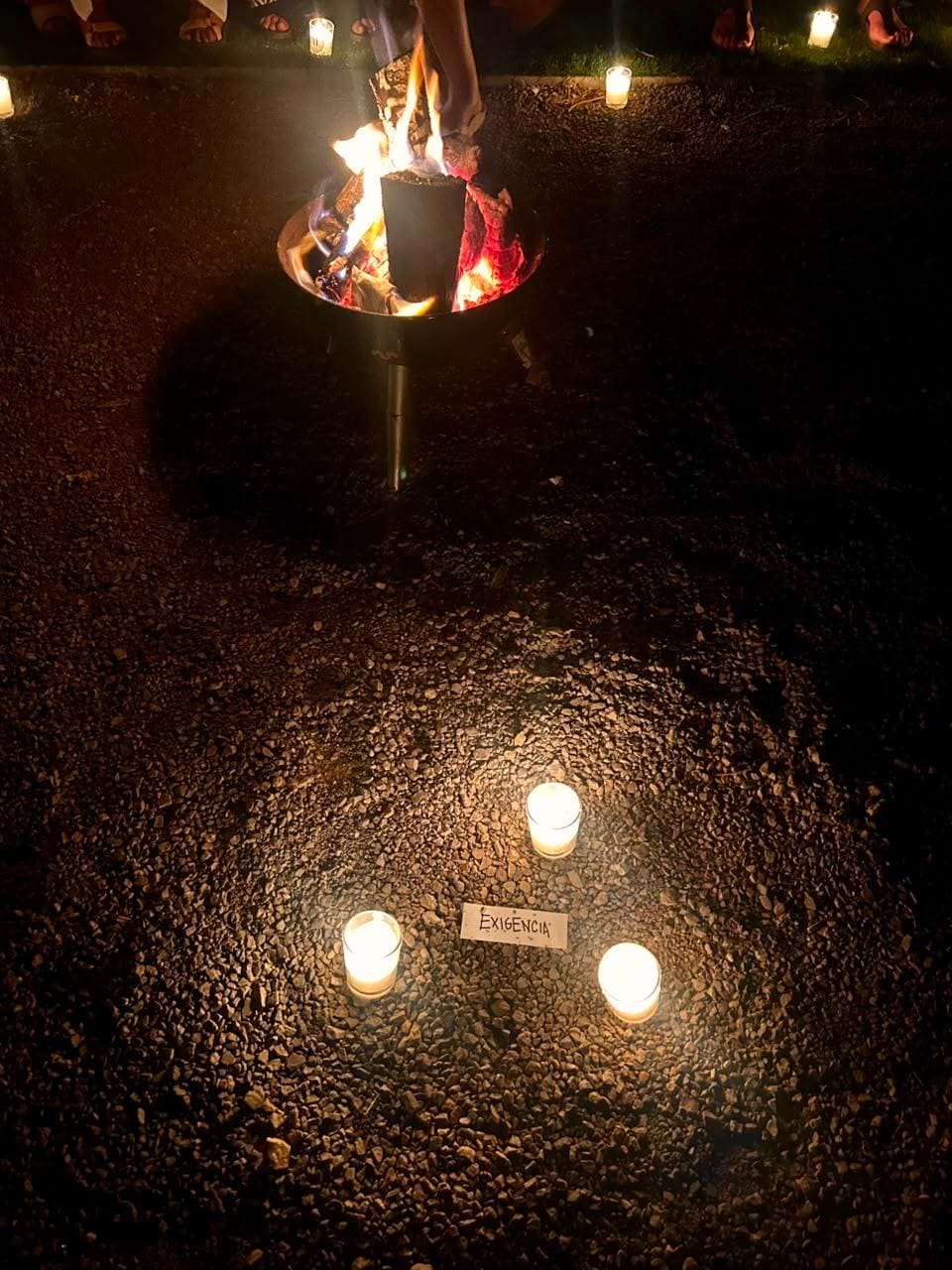 Ritual de Sant Joan junto al fuego