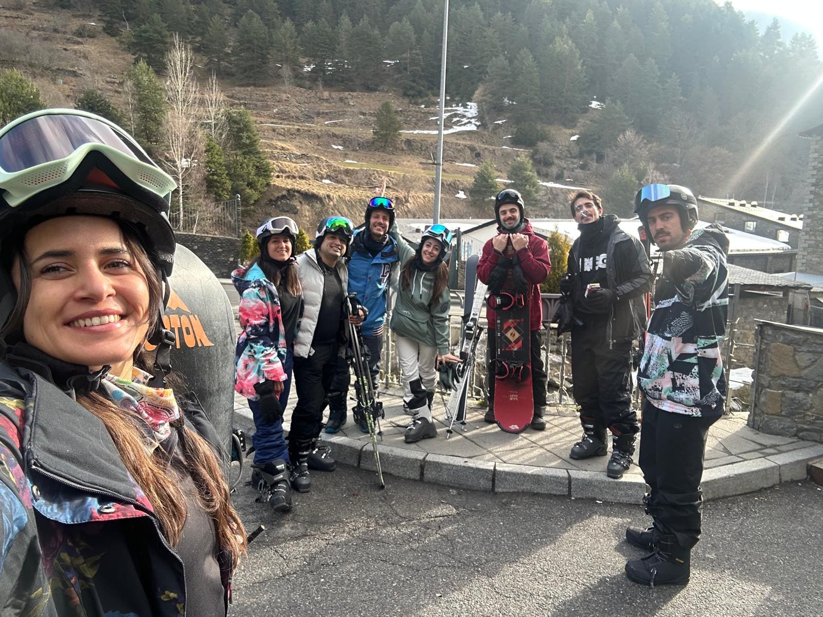 Ambiente de montaña y buena compañía
