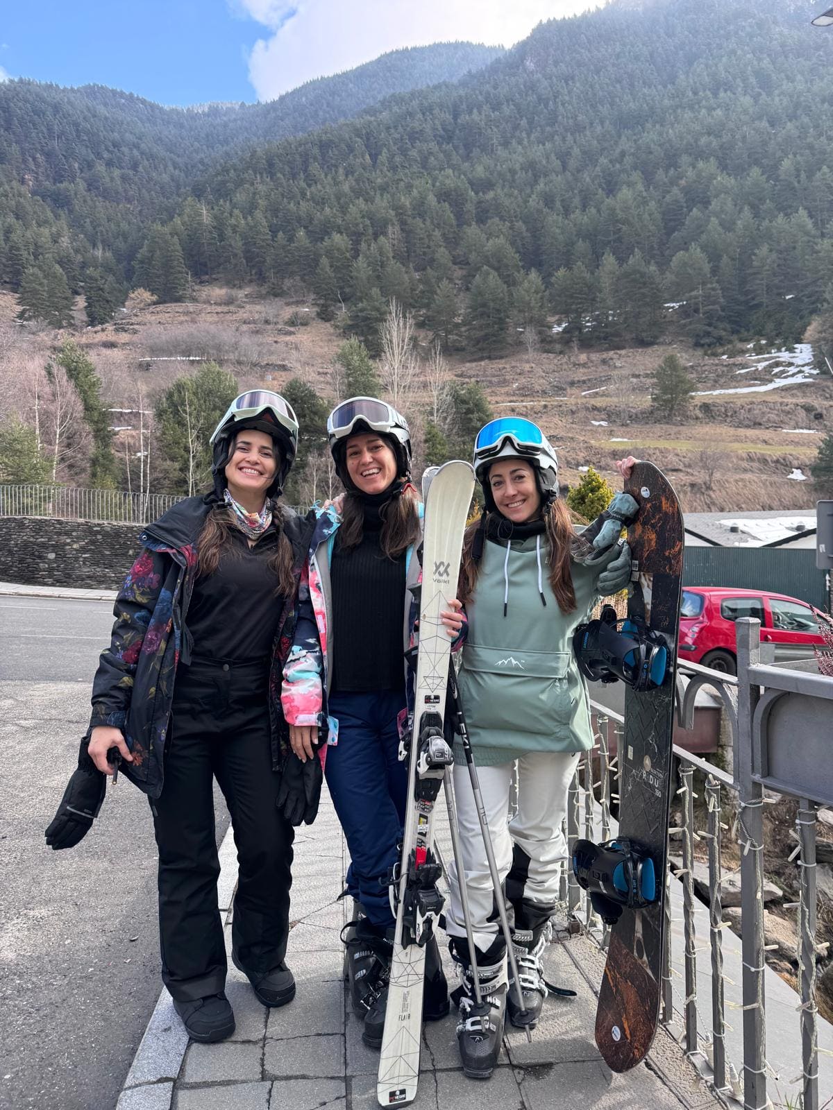 Recuerdo del viaje a la nieve